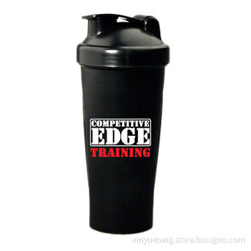 Protein Shaker Bottle with Plastic or 304 Stainless Steel Mixing Ball